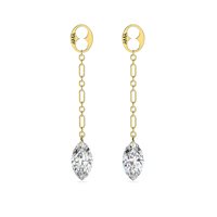 Earrings Ama Woman Aria in Yellow Gold Diamante Lab Grown AMA-OR-F501-72